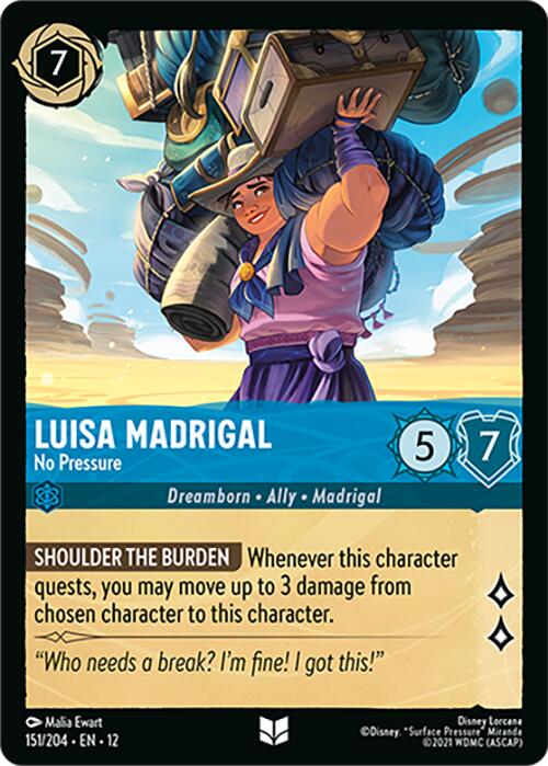 Luisa Madrigal - No Pressure (151/204) [Wilds Unknown] | Devastation Store