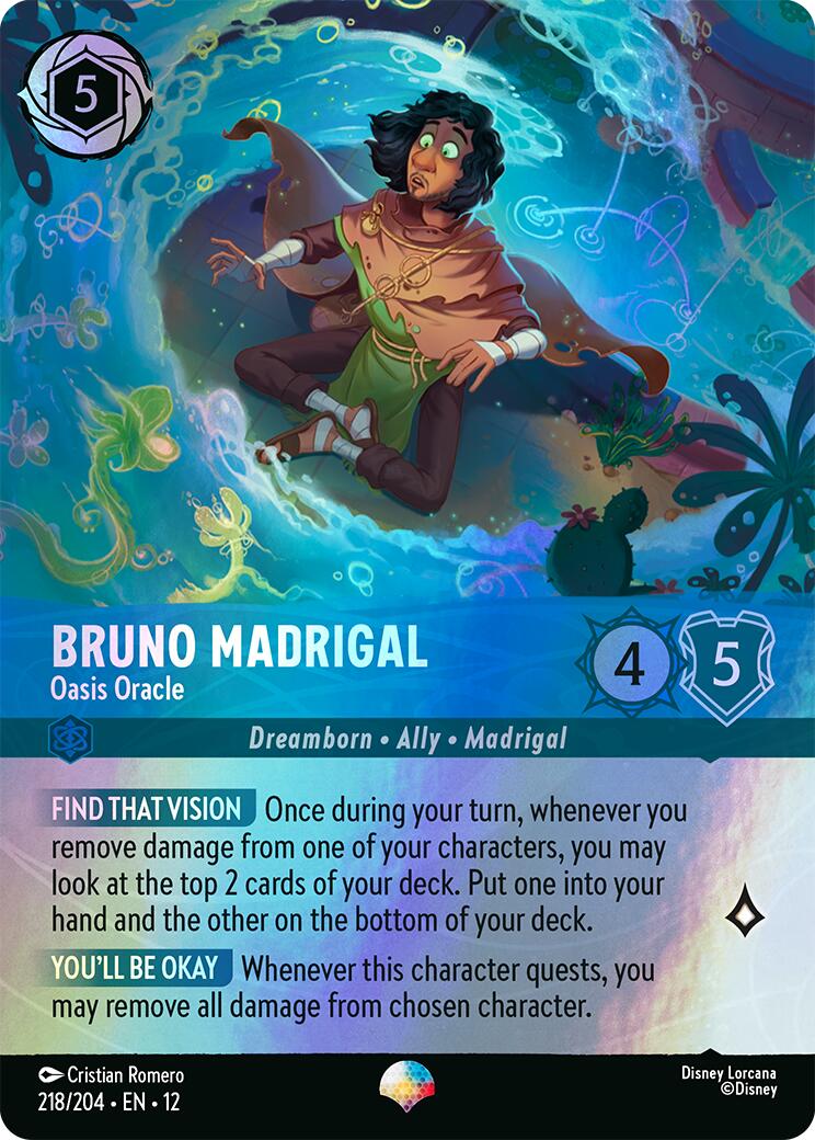 Bruno Madrigal - Oasis Oracle (Epic) (218/204) [Wilds Unknown] | Devastation Store
