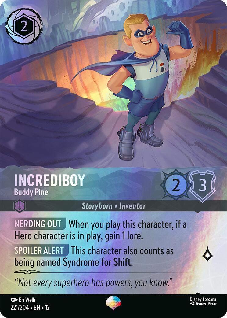 Incrediboy - Buddy Pine (Epic) (221/204) [Wilds Unknown] | Devastation Store
