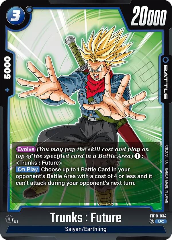 Trunks : Future (FB10-034) [Cross Force] | Devastation Store