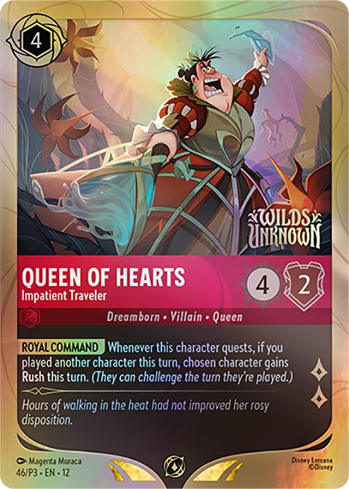 Queen of Hearts - Impatient Traveler (46) [Promo Cards] | Devastation Store