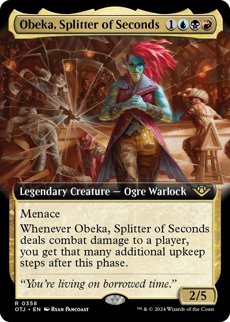 Obeka, Splitter of Seconds (Extended Art) [Outlaws of Thunder Junction] | Devastation Store