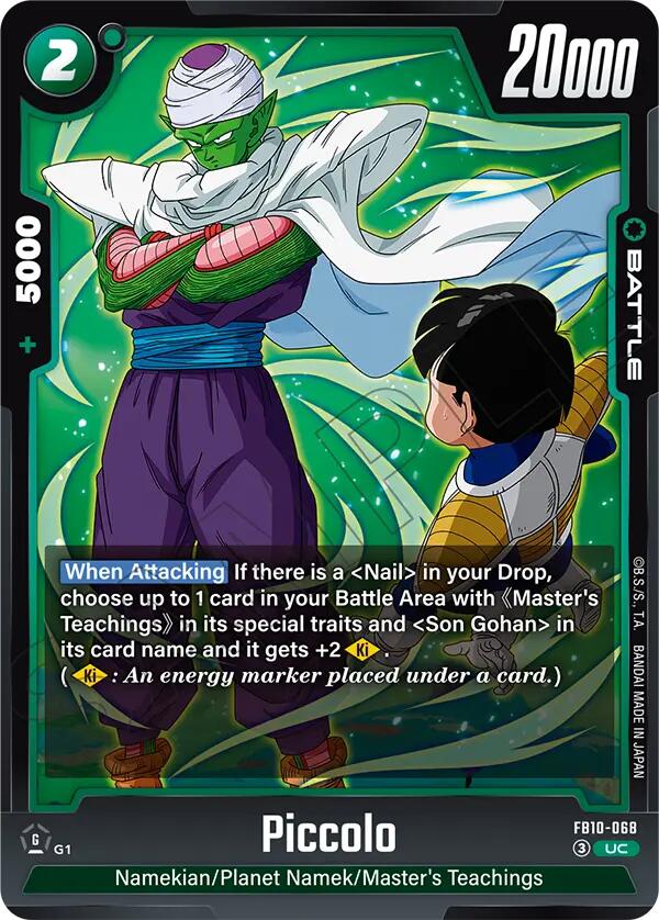Piccolo (FB10-068) [Cross Force] | Devastation Store