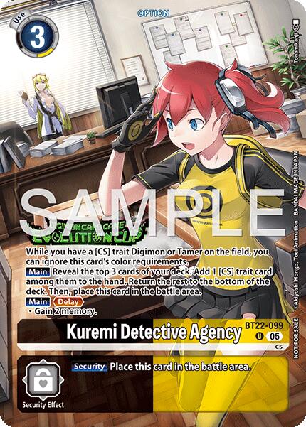 Kuremi Detective Agency [BT22-099] (Evolution Cup 2026 Vol. 2) [Cyber Eden] | Devastation Store