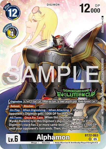 Alphamon [BT22-063] (Evolution Cup 2026 Vol. 2) [Cyber Eden] | Devastation Store