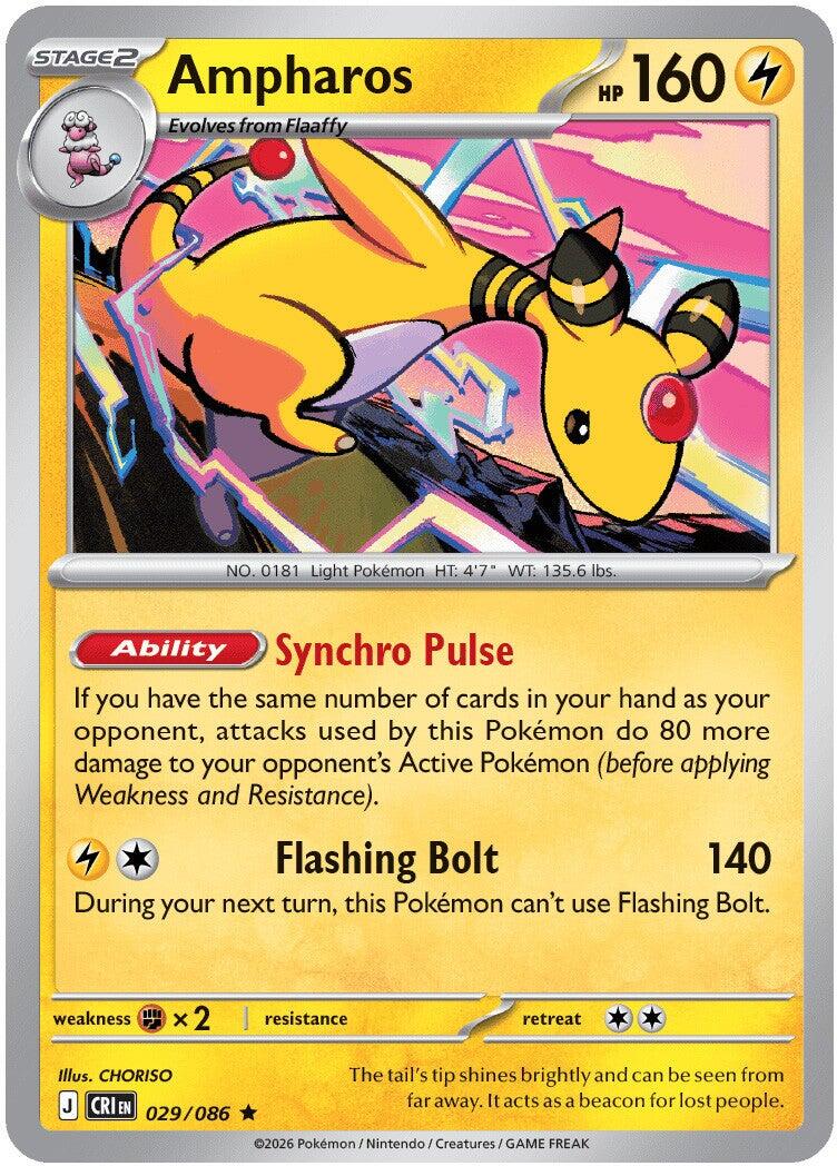 Ampharos (029/086) [Mega Evolution: Chaos Rising] | Devastation Store