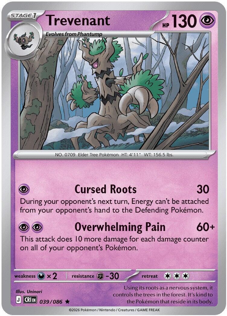 Trevenant (039/086) [Mega Evolution: Chaos Rising] | Devastation Store