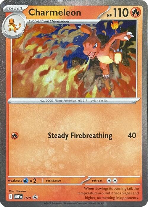 Charmeleon (079) (Cosmos Holo) [Mega Evolution Promo] | Devastation Store