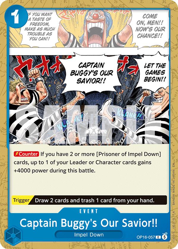 Captain Buggy's Our Savior!! [The Time of Battle] | Devastation Store