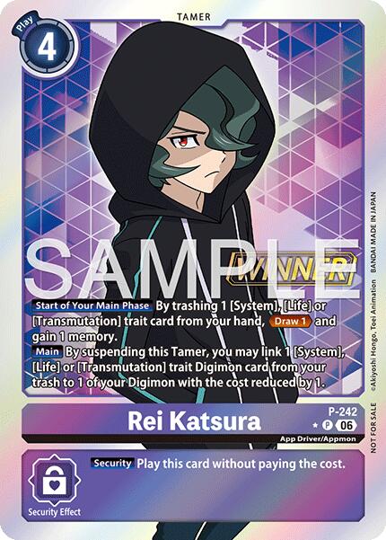 Rei Katsura [P-242] (Official Store Tournament 2026 Vol. 3 Winner) [Promotional Cards] | Devastation Store