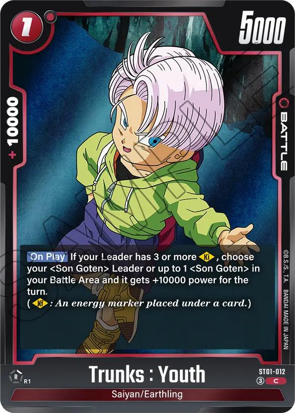 Trunks : Youth (ST01-012) [Story Booster 01] | Devastation Store