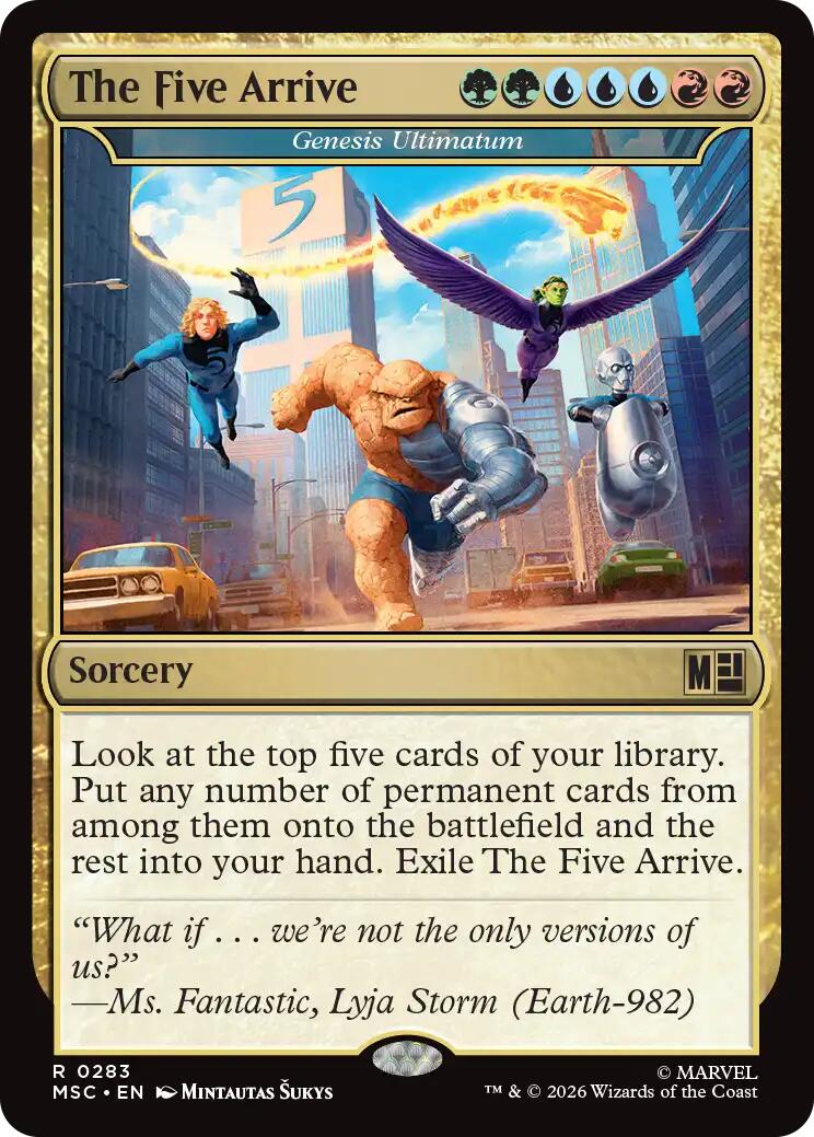 The Five Arrive - Genesis Ultimatum [Marvel Super Heroes Commander] | Devastation Store