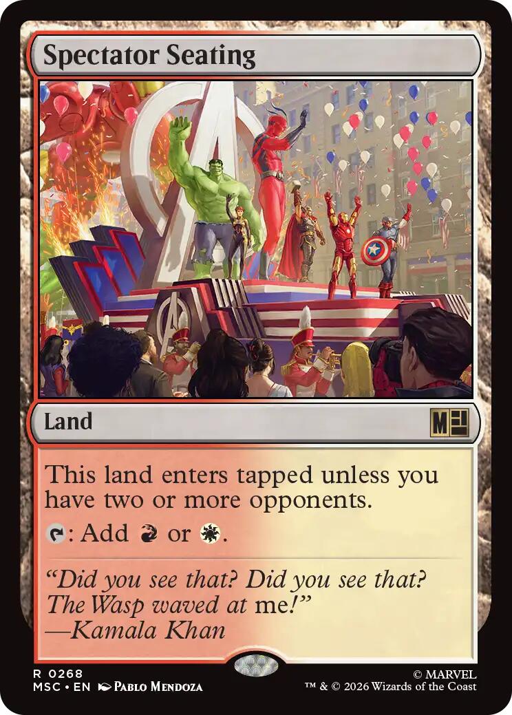 Spectator Seating (Surge Foil) [Marvel Super Heroes Commander] | Devastation Store