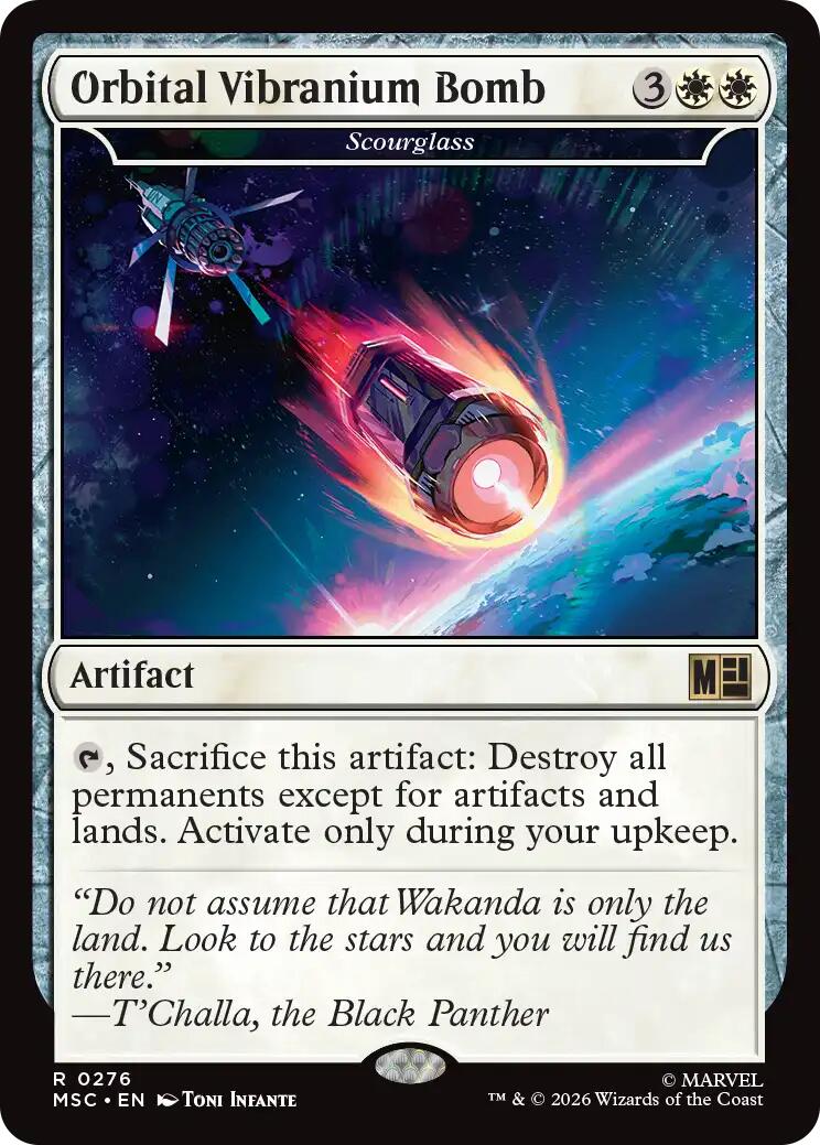 Orbital Vibranium Bomb - Scourglass (Surge Foil) [Marvel Super Heroes Commander] | Devastation Store