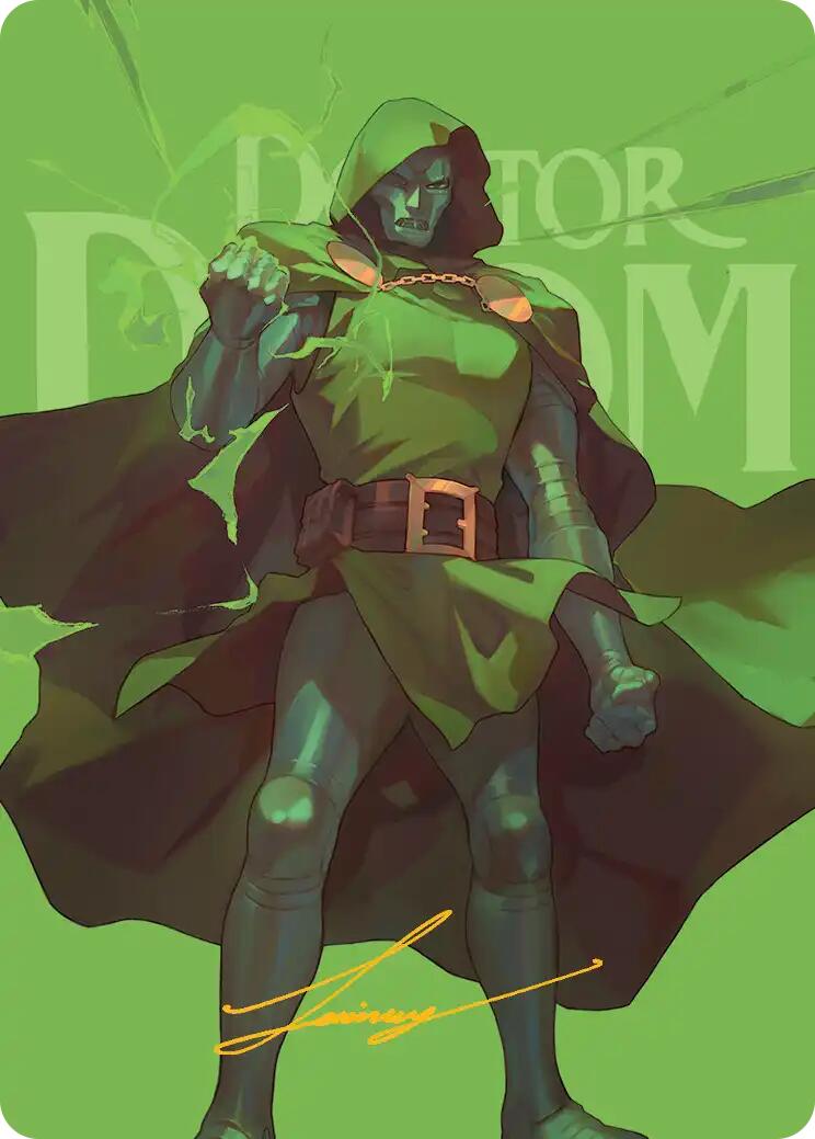 Doctor Doom Art Card (Gold-Stamped Signature) [Marvel Super Heroes Art Series] | Devastation Store