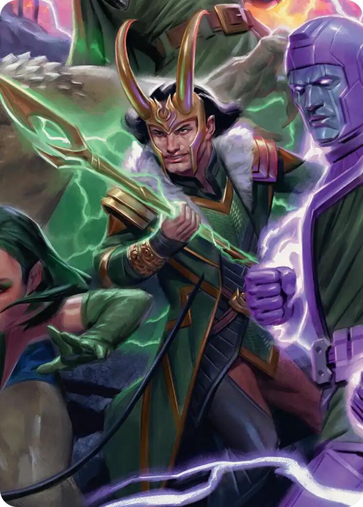 Loki, God of Lies Art Card [Marvel Super Heroes Art Series] | Devastation Store