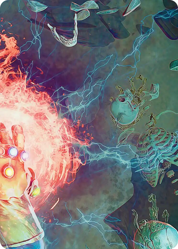 Thanos, the Mad Titan Art Card (3/9) [Marvel Super Heroes Art Series] | Devastation Store