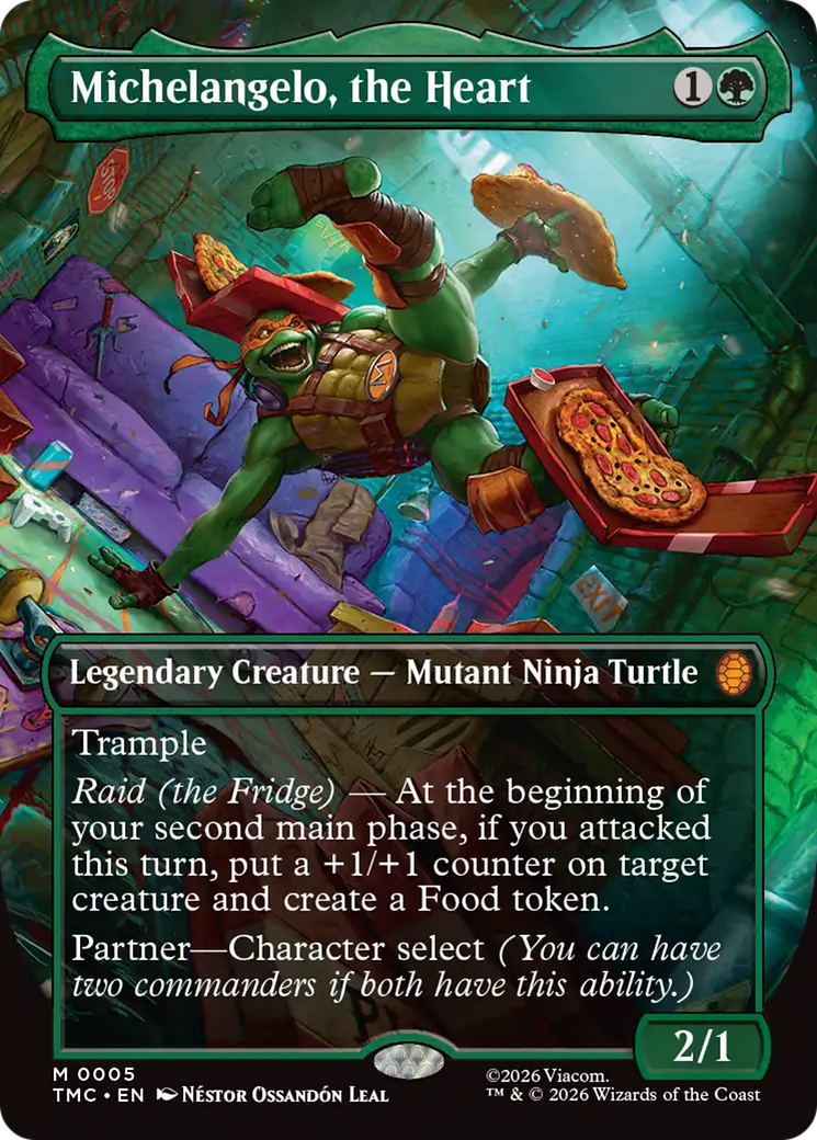 Michelangelo, the Heart (Borderless) [Teenage Mutant Ninja Turtles Commander] | Devastation Store