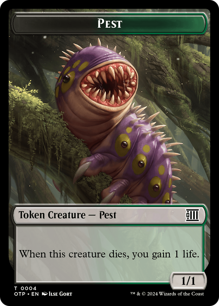 Pest // Plot Double-Sided Token [Outlaws of Thunder Junction: Breaking News Tokens] | Devastation Store