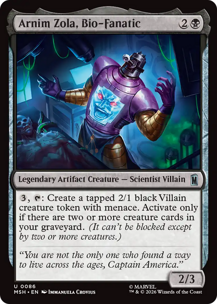 Arnim Zola, Bio-Fanatic [Marvel Super Heroes] | Devastation Store