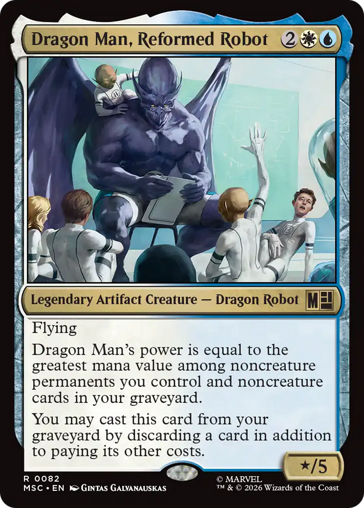 Dragon Man, Reformed Robot (Surge Foil) [Marvel Super Heroes Commander] | Devastation Store