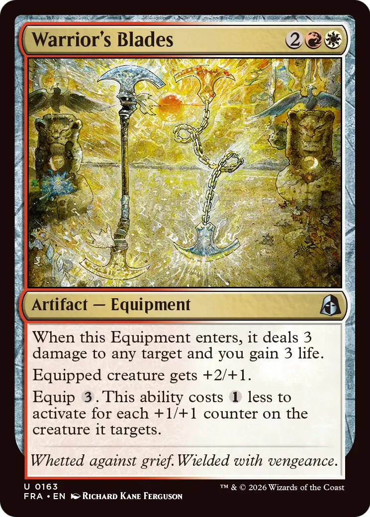 Warrior's Blades [Reality Fracture] | Devastation Store