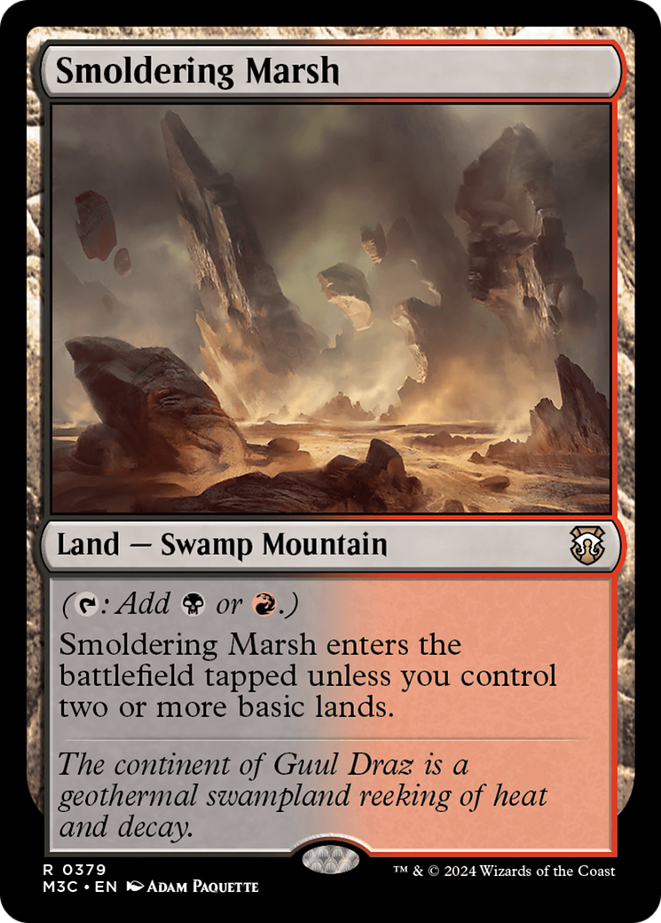 Smoldering Marsh [Modern Horizons 3 Commander] | Devastation Store