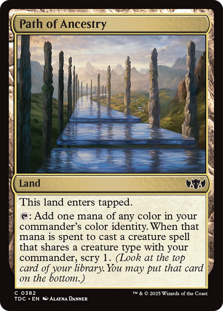 Path of Ancestry [Tarkir: Dragonstorm Commander] | Devastation Store