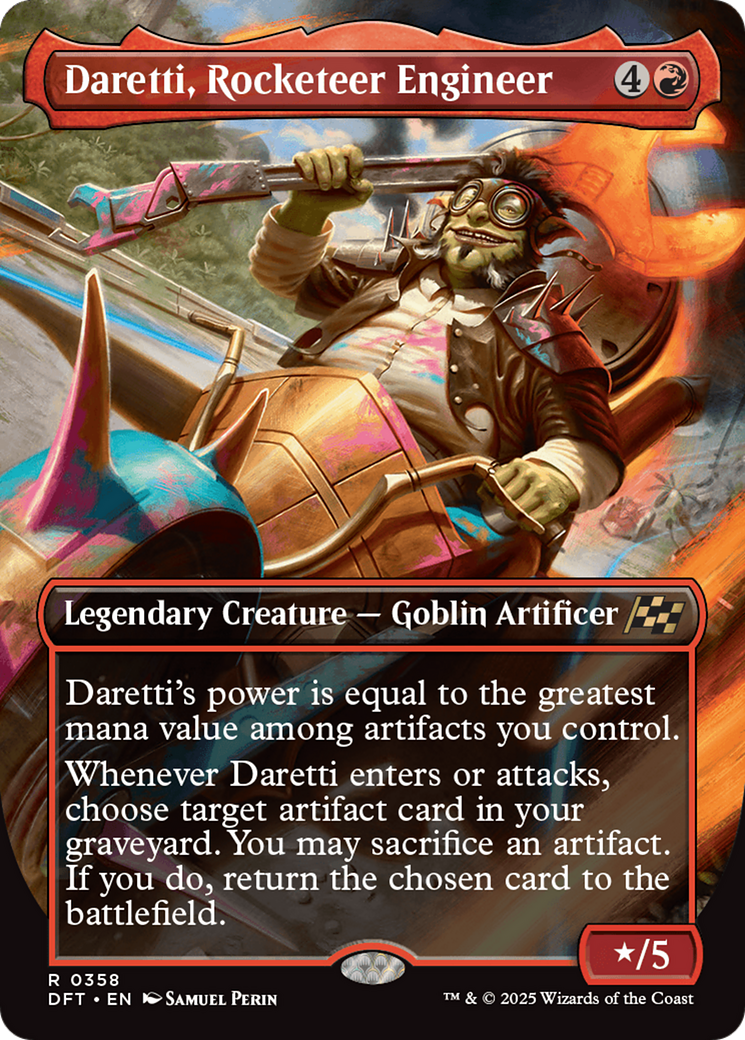 Daretti, Rocketeer Engineer (Borderless) [Aetherdrift] | Devastation Store