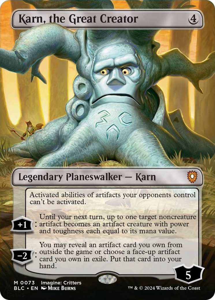 Karn, the Great Creator (Borderless) [Bloomburrow Commander] | Devastation Store