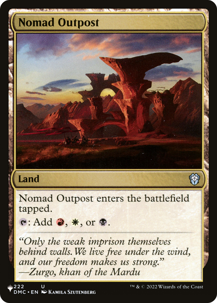 Nomad Outpost [The List Reprints] | Devastation Store