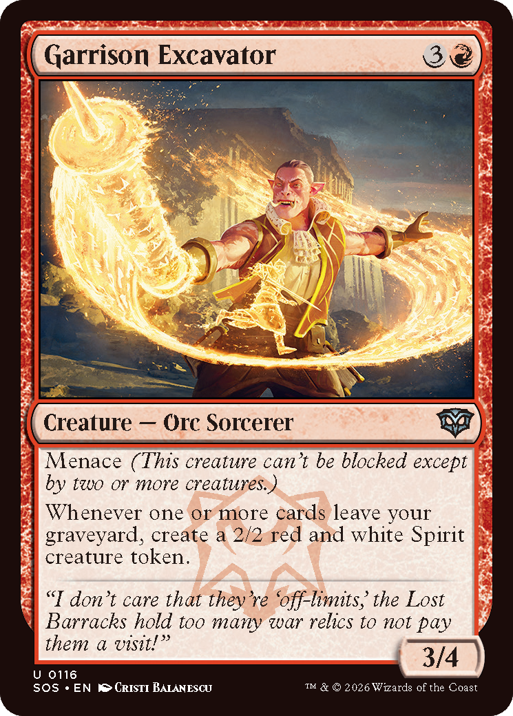 Garrison Excavator [Secrets of Strixhaven] | Devastation Store