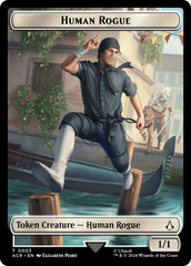 Assassin // Human Rogue Double-Sided Token [Assassin's Creed Tokens] | Devastation Store