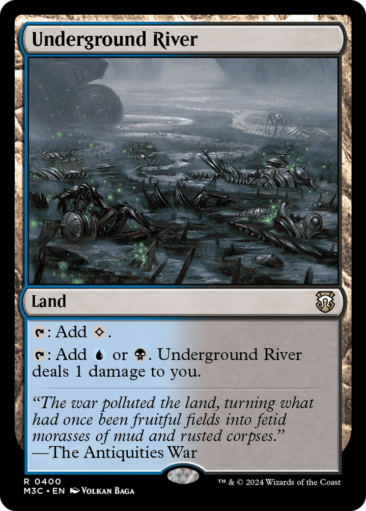 Underground River (Ripple Foil) [Modern Horizons 3 Commander] | Devastation Store