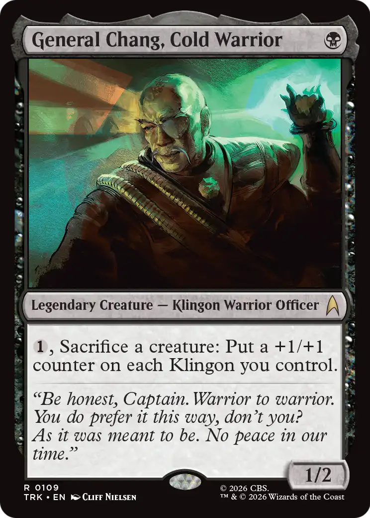 General Chang, Cold Warrior [Star Trek] | Devastation Store