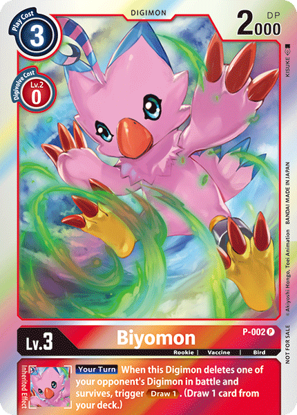 Biyomon [P-002] [Promotional Cards] | Devastation Store