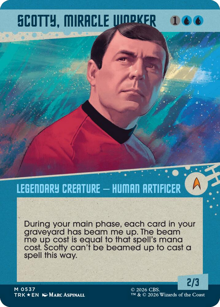 Scotty, Miracle Worker (Showcase) (Surge Foil) [Star Trek] | Devastation Store