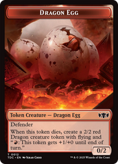 Dragon Egg // Dragon (0013) Double-Sided Token [Tarkir: Dragonstorm Commander Tokens] | Devastation Store