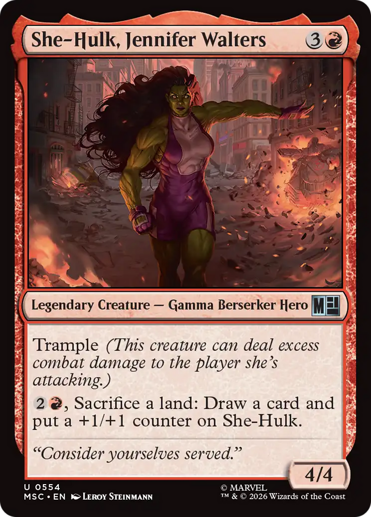 She-Hulk, Jennifer Walters [Marvel Super Heroes Commander] | Devastation Store