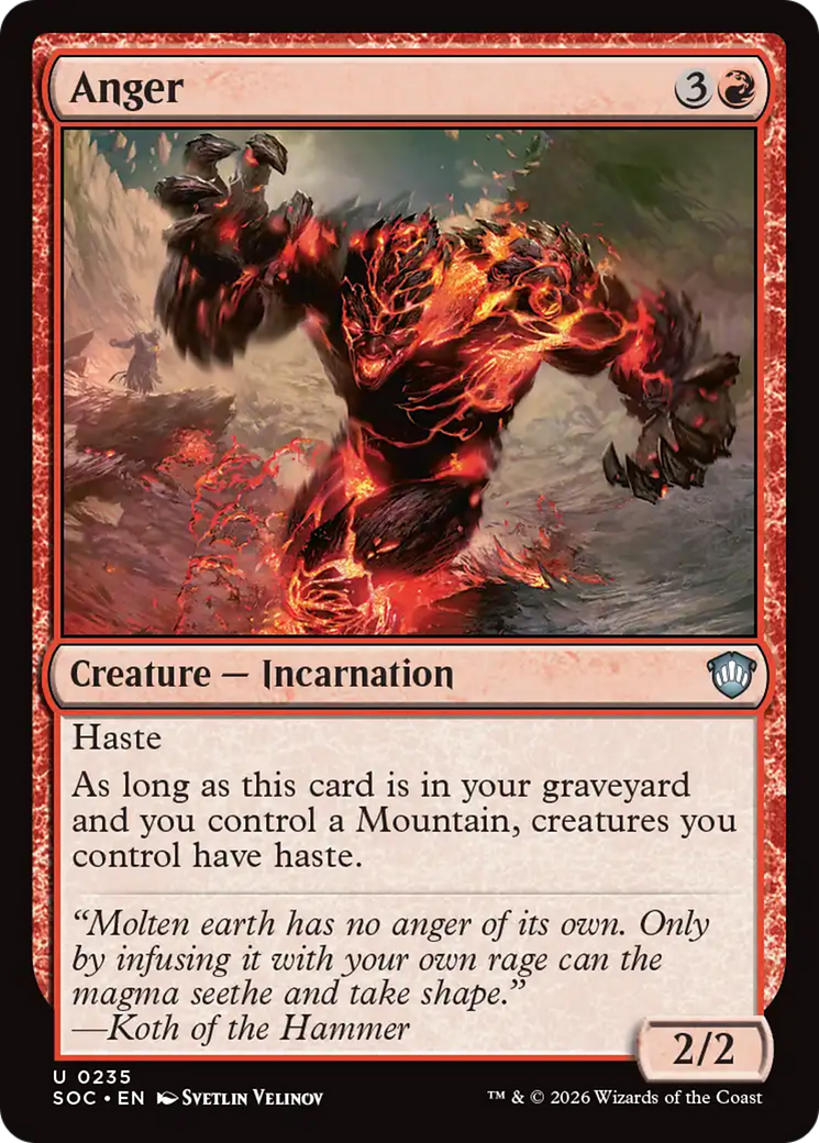 Anger [Secrets of Strixhaven Commander] | Devastation Store