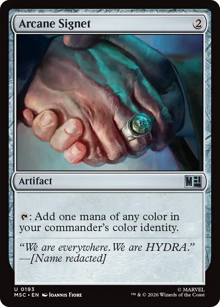 Arcane Signet (0191) (Surge Foil) [Marvel Super Heroes Commander] | Devastation Store