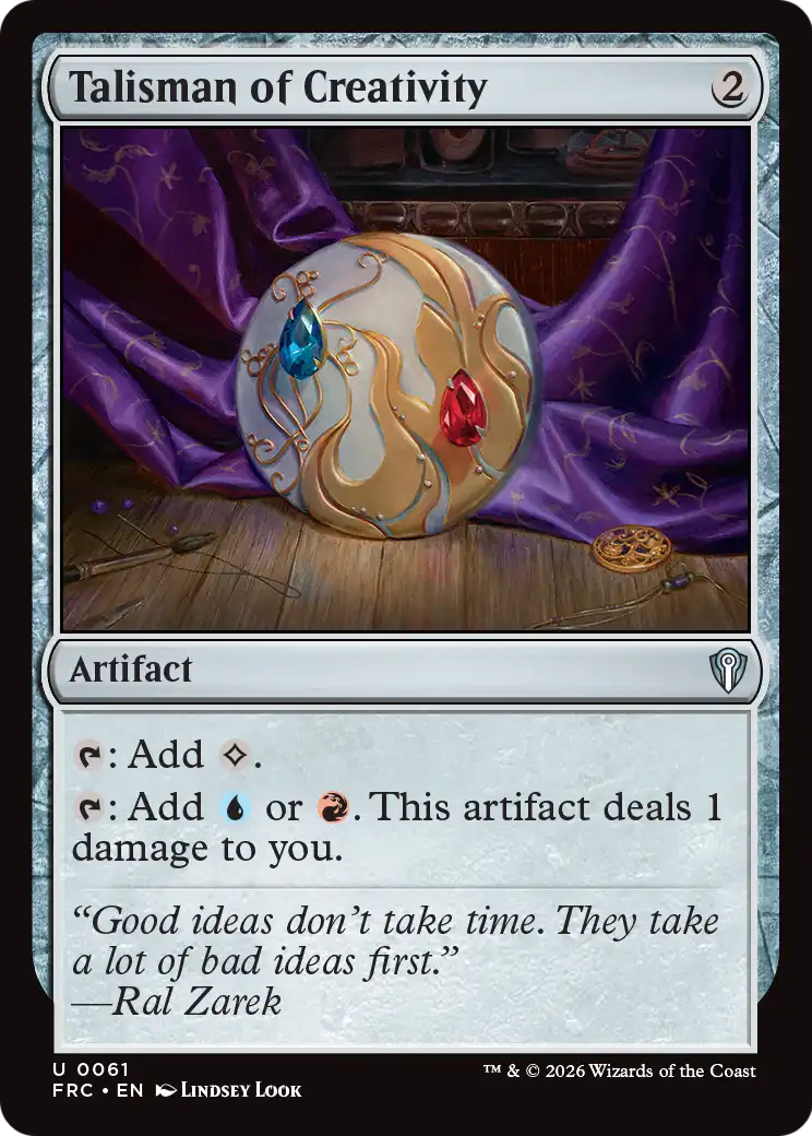 Talisman of Creativity [Reality Fracture Commander] | Devastation Store