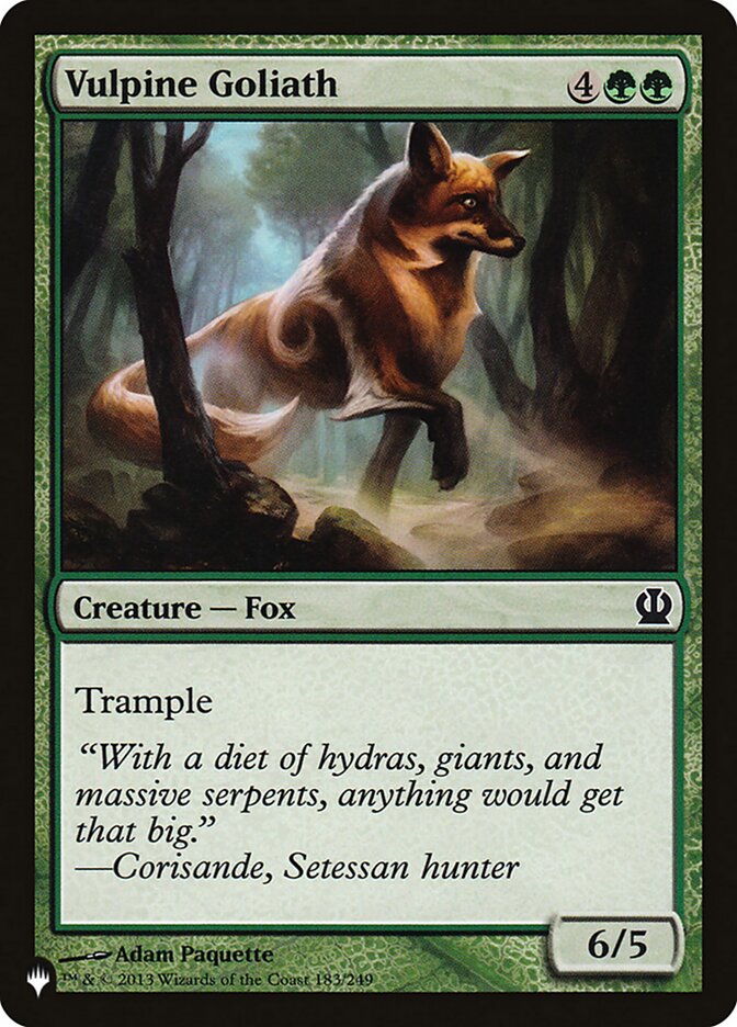 Vulpine Goliath [The List] | Devastation Store