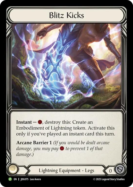 Blitz Kicks [JDG075] (Promo)  Cold Foil | Devastation Store
