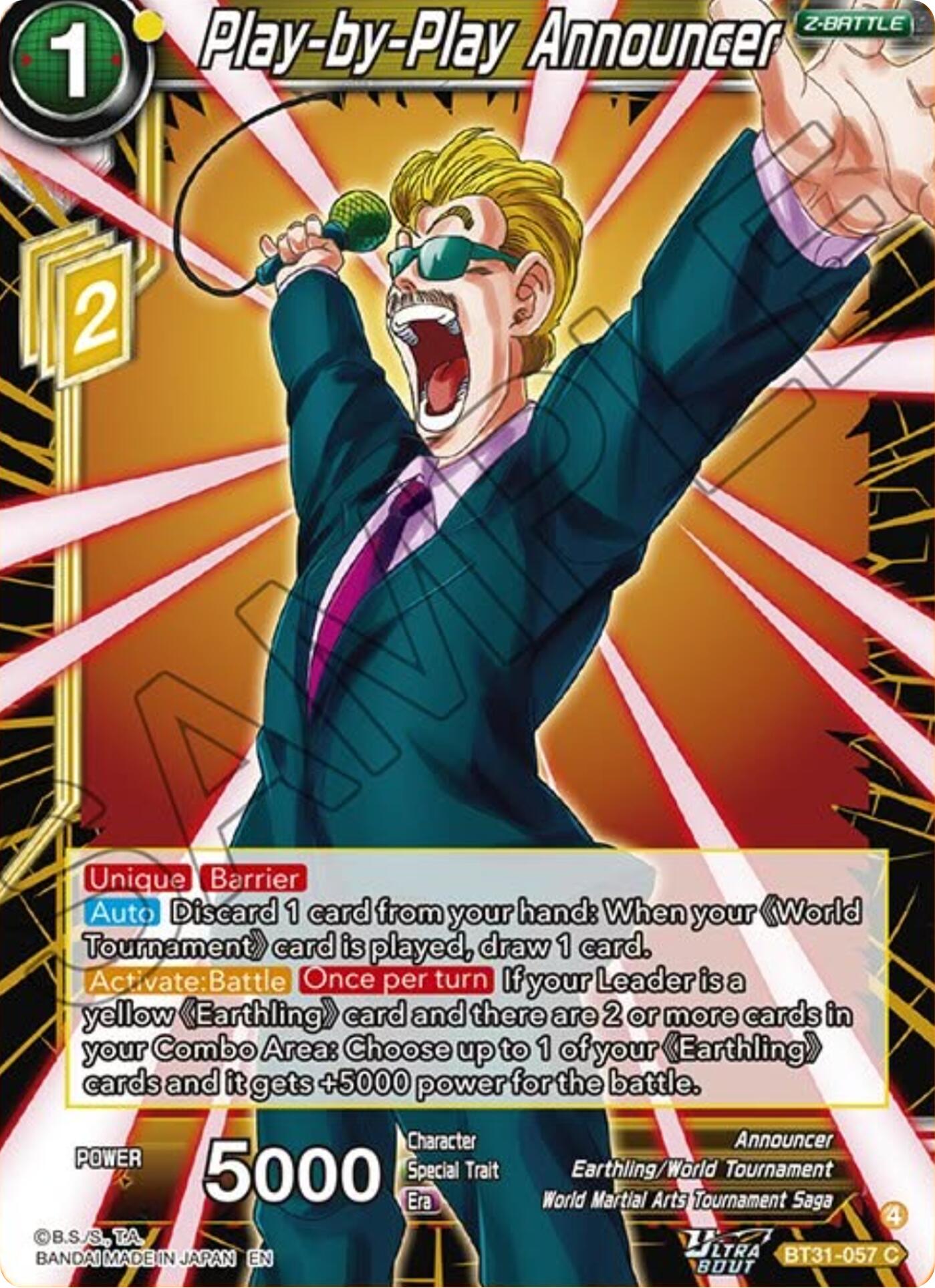 Play-by-Play Announcer (BT31-057) [Impact Beyond Dimensions] | Devastation Store