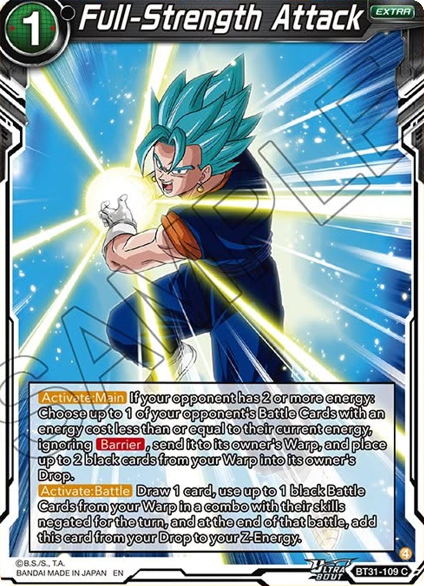 Full-Strength Attack (BT31-109) [Impact Beyond Dimensions] | Devastation Store