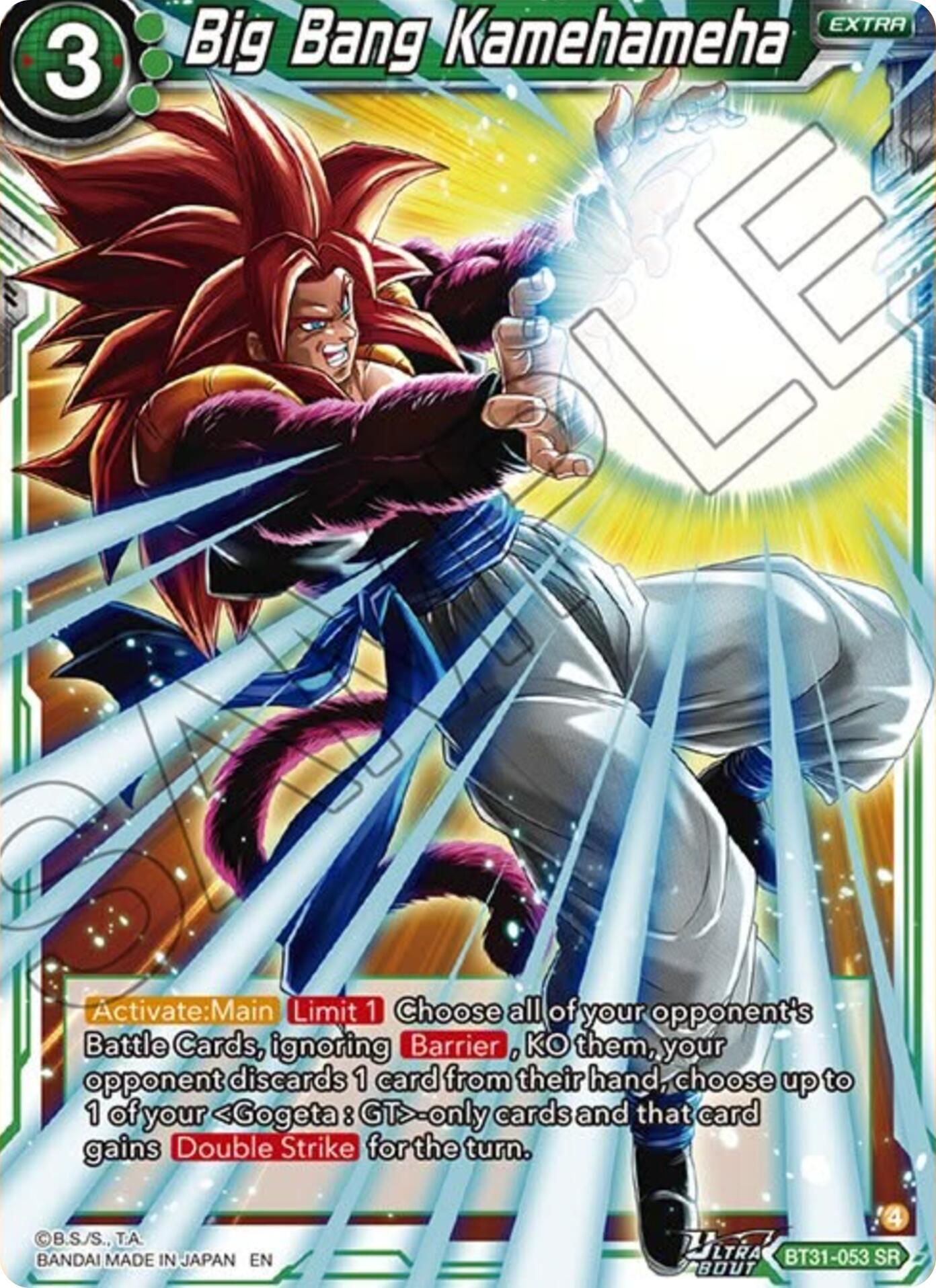 Big Bang Kamehameha (BT31-053) [Impact Beyond Dimensions] | Devastation Store