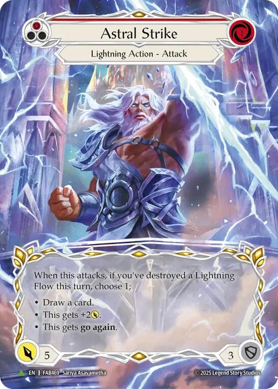 Astral Strike [FAB469] (Promo)  Cold Foil | Devastation Store