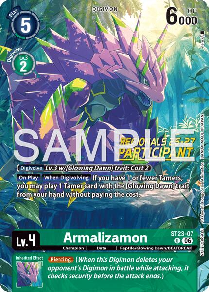 Armalizamon [ST23-07] (Regionals 26-27 Season 2 Participant) [Starter Deck: Beatbreak] | Devastation Store
