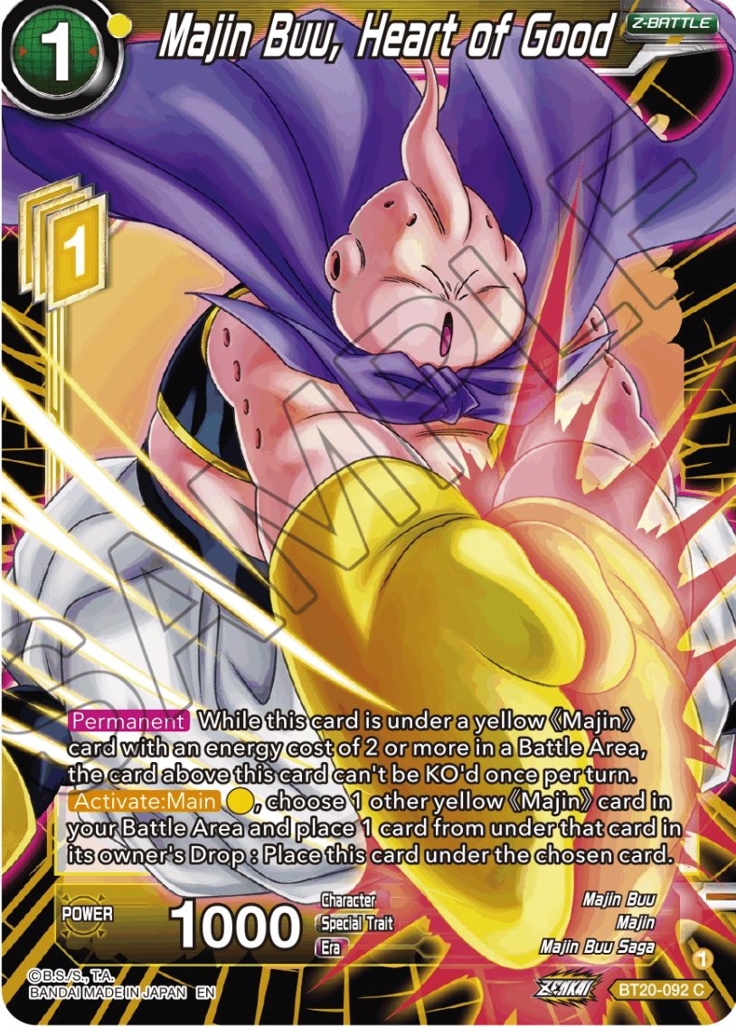 Majin Buu, Heart of Good (BT20-092) [Power Absorbed] | Devastation Store